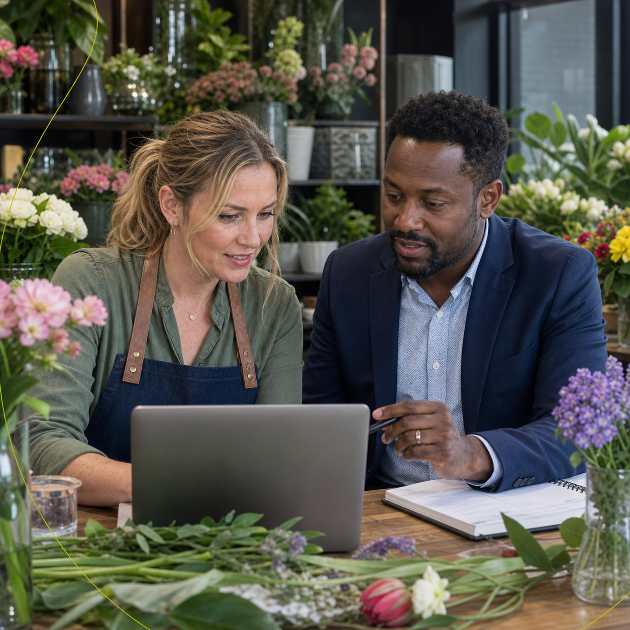 Cash flow support discussed in a professional setting