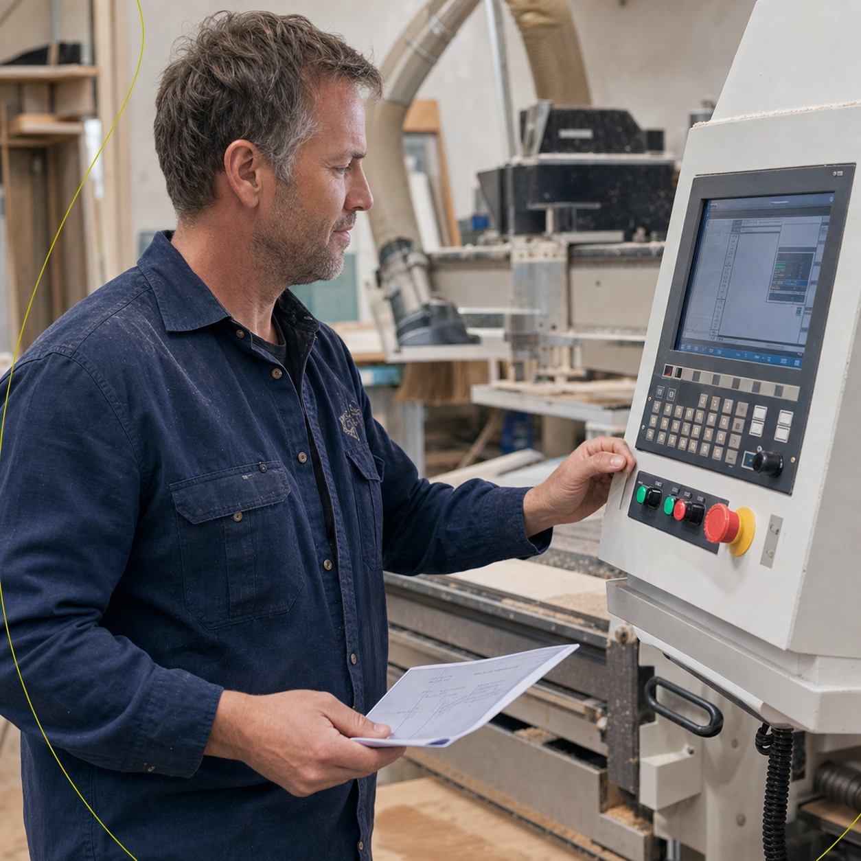 Equipment finance enquiry on a desk