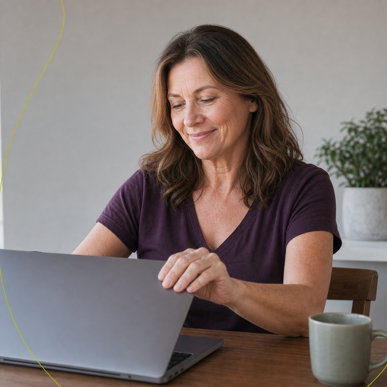 Satisfied client reviewing a finance plan